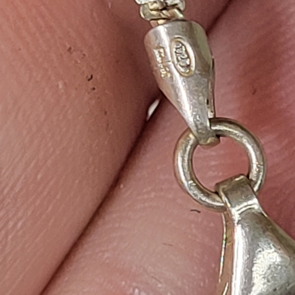 Sterling silver MILOR italy popcorn chain. 😍 18" 3mm - Picture 9 of 10